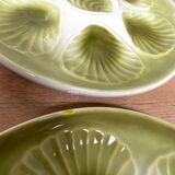 Set of 6 oyster plates in Earthenware Mill of Wolves