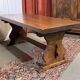 1970s mahogany monastery table - L=2m W=80cm H=75cm
