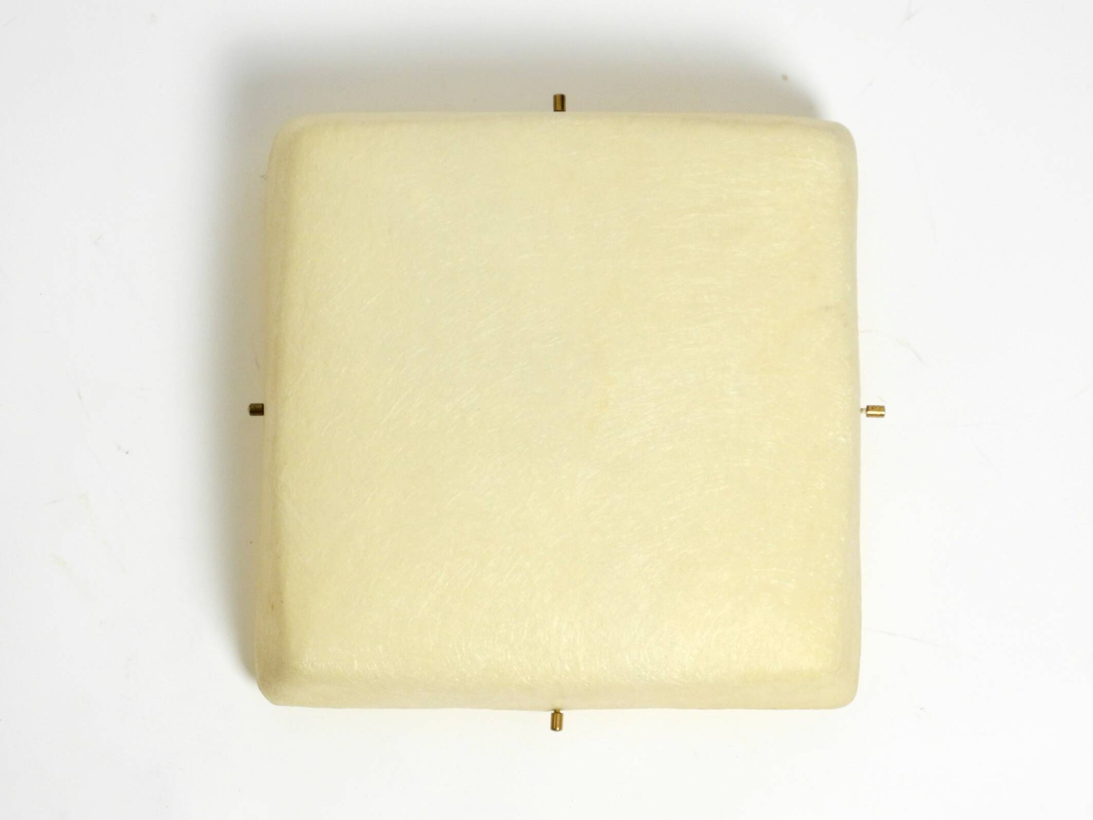 Beautiful Mid Century Modern square fiberglass ceiling or wall lamp