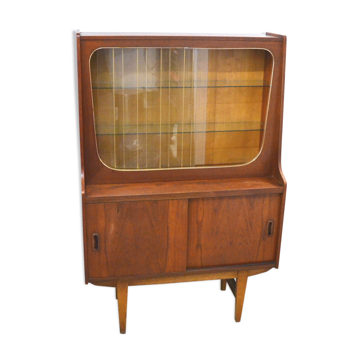 Library showcase teak