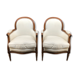 Pair of Louis XVI-style shepherdesses