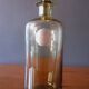 50s perfume bottle in blown glass verrerie de vallérysthal