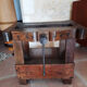 Old binding press