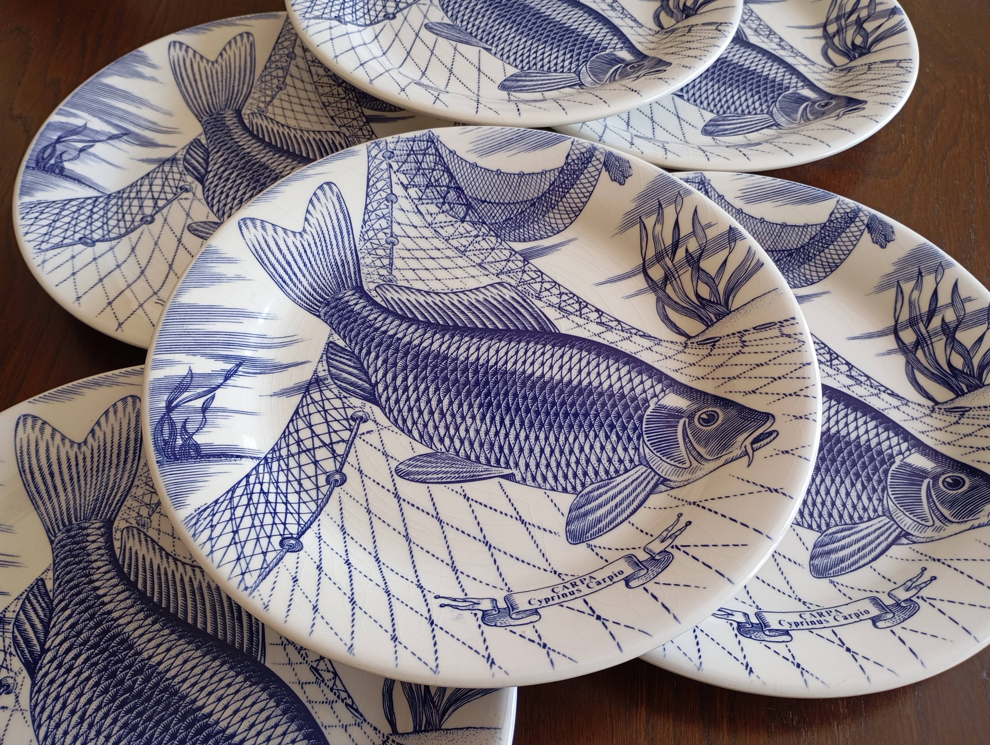 6 English Ironstone Tableware dinner plates