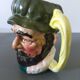 Vintage ceramic face mug, royal doulton style character figure