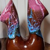 Pair of double Vallauris vases