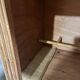 Vintage rattan bar cabinet by Dlg Audoux Minet