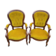 Two "victorien" style chairs