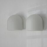 Opaline Wall Lamps by Staff Leuchten, Set of 2