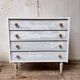 Commode blanche vintage