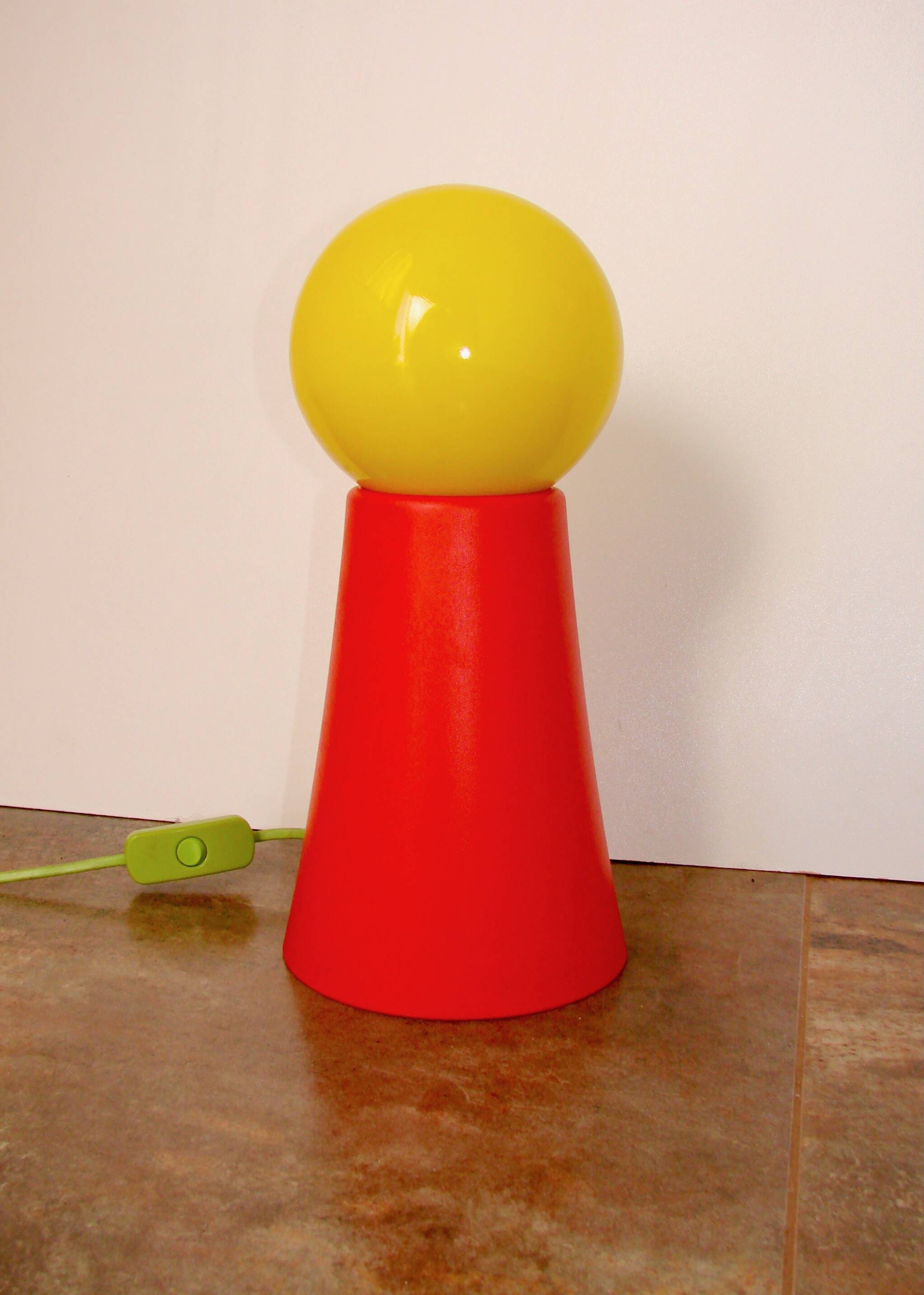 Pionek’ lamp, 1970s Space Age | glass + plastic | E14 | vintage design