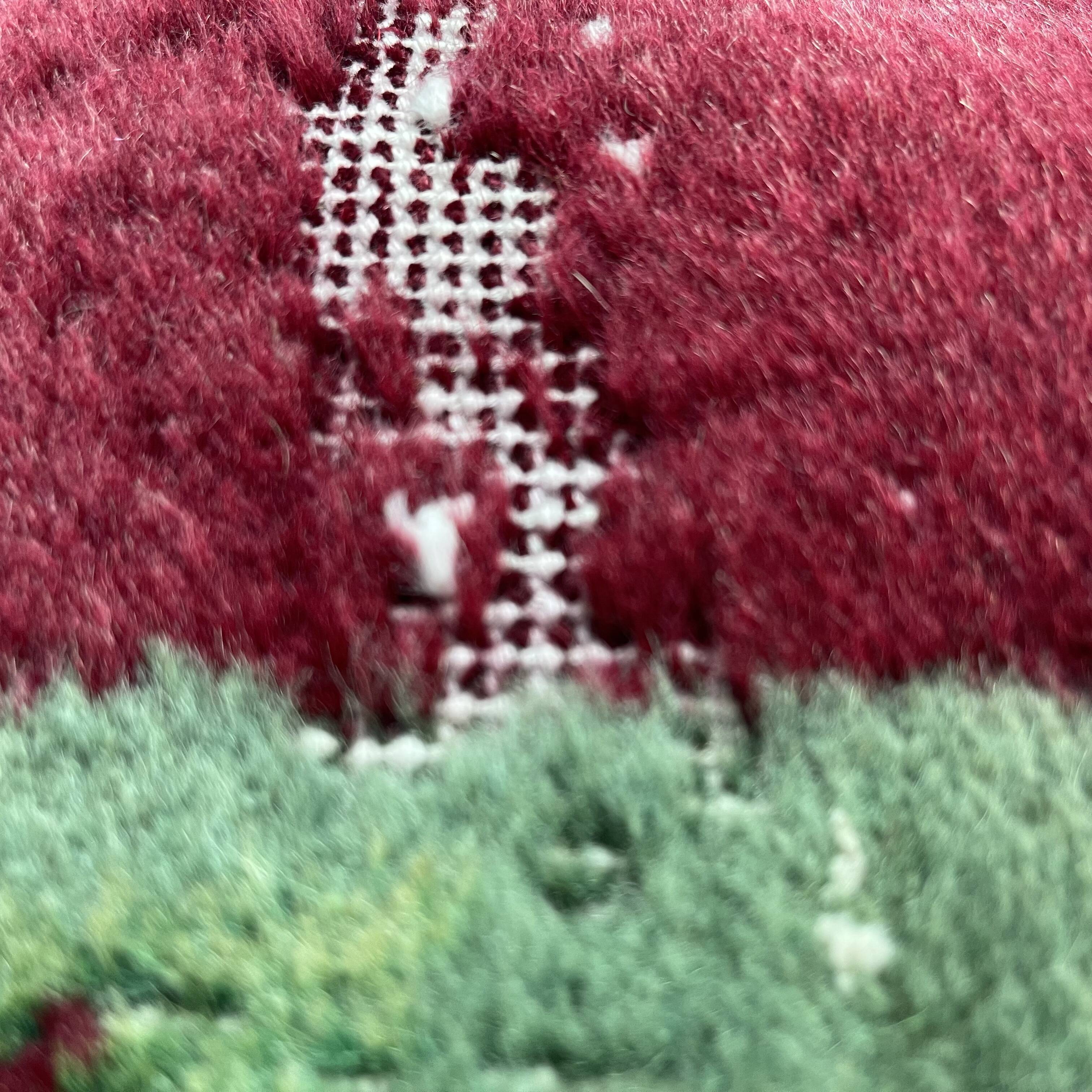 Vintage Turkish Rug Cushion Cover, 30 x 50 cm