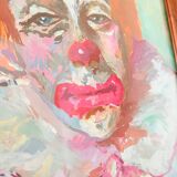 Tableau - Clown - École Américaine XXe