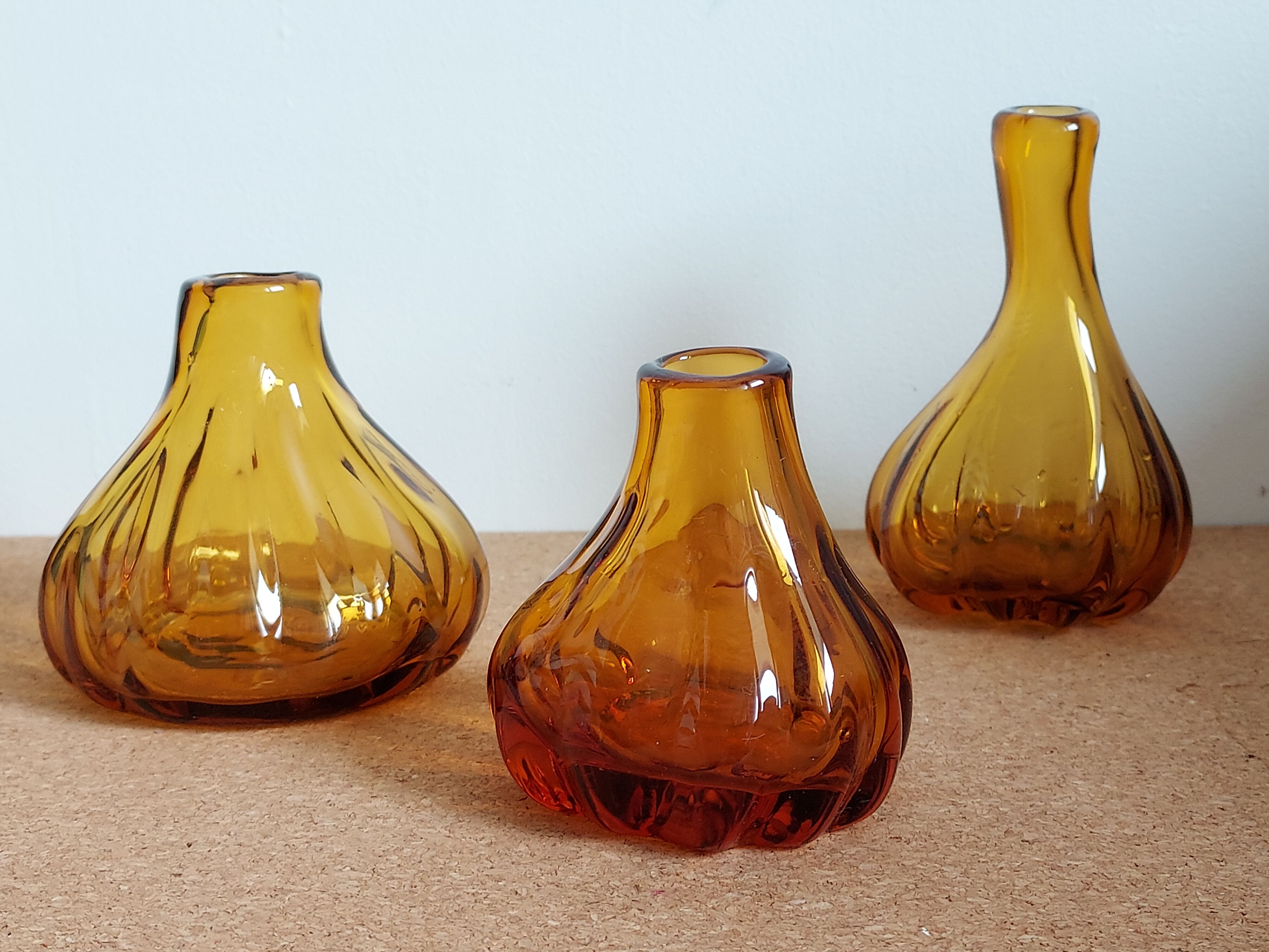 Trio of small soliflores