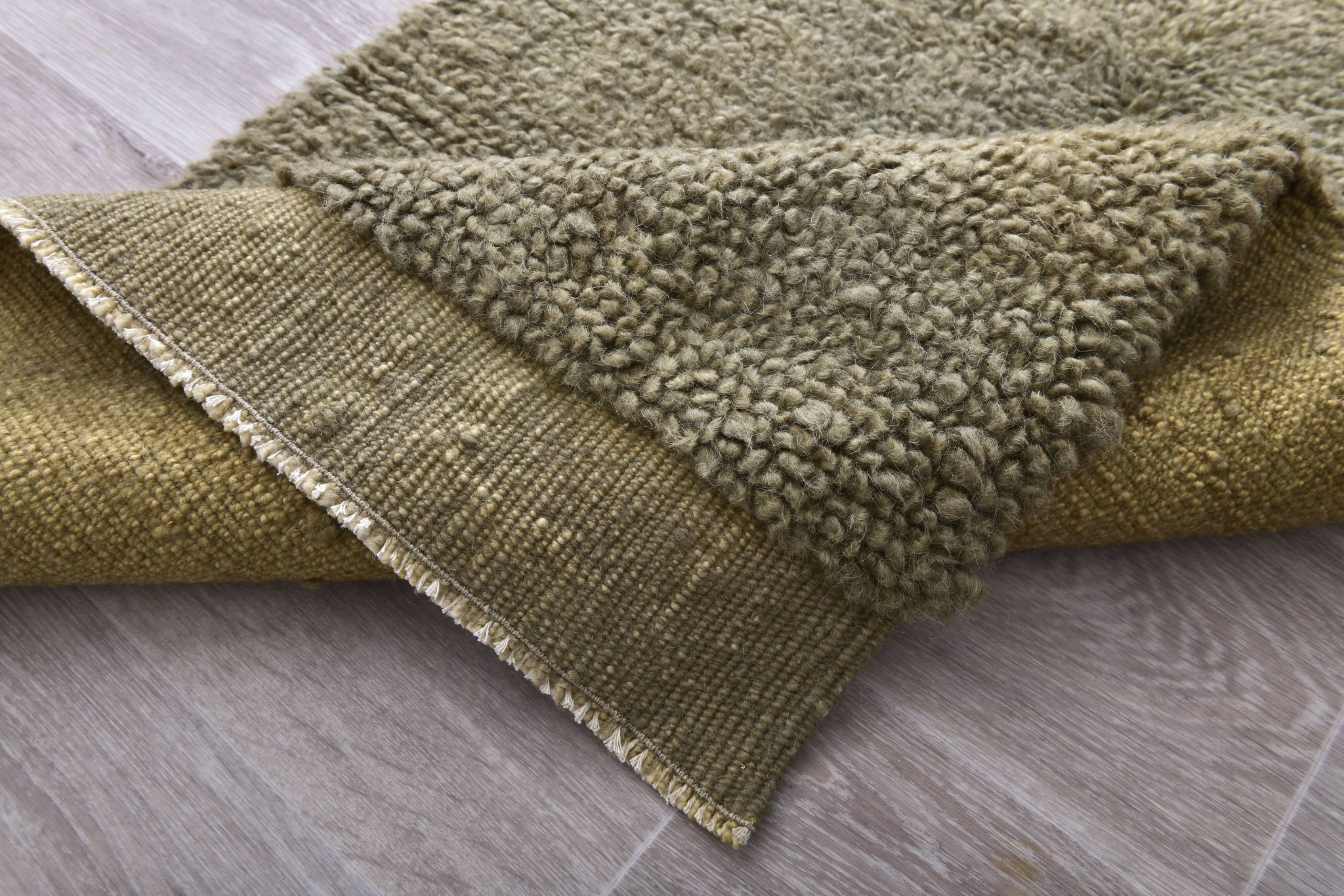 Tapis de couloir berbère marocain vert 66x298 cm SK 241297