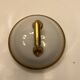 Antique sugar bowl porcelain from Limoges Paroutaud Frères P.P. Greek frieze gold