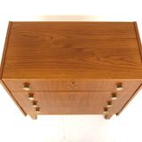 Commode scandinave en teck, Suède 1960