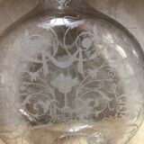 Carafe en cristal vintage