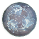 Iris cut by Verlys - Art Nouveau - opalescent glass