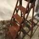 Former grand step ladder foldable wooden library
