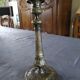 Antique brass candlestick