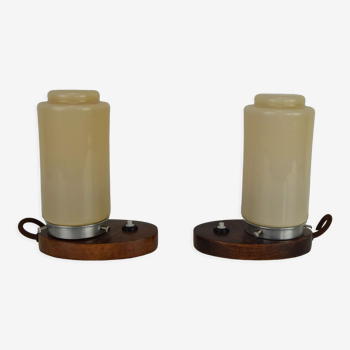 Paire de lampes de table art déco années 1930