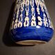Contemporary blue ceramic vase