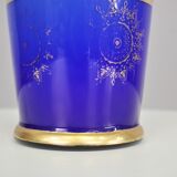 Hand-decorated glass vase