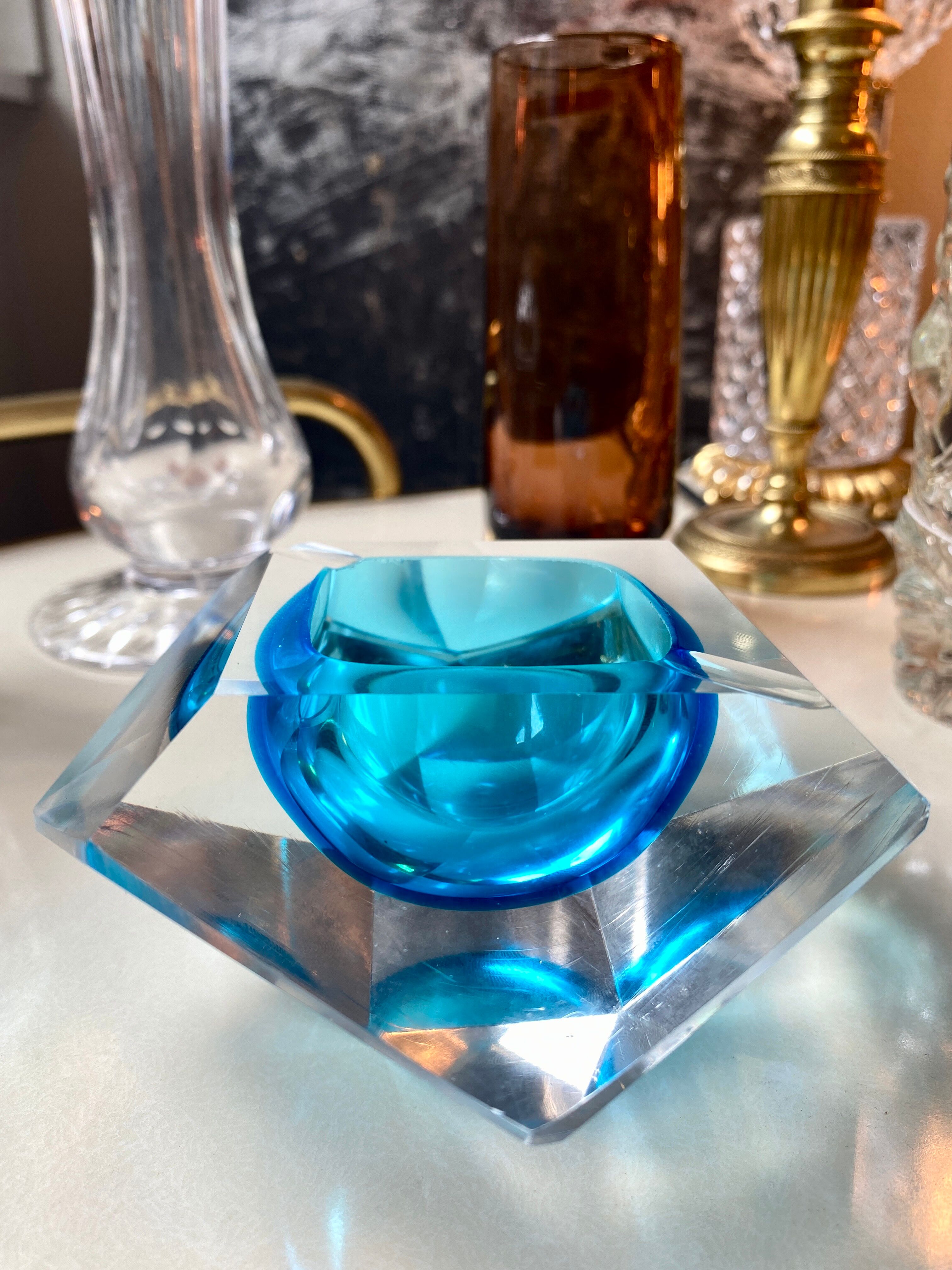 Ashtray / empty pocket sommerso murano