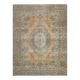 1960s Persian Handmade Wool Cotton Orange Oversized Area Rug 289x387