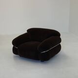 Sesann Lounge Armchairs by Gianfranco Frattini for Cassina