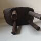 Wooden handmade yoga stool