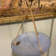 Art Deco blue pendant light