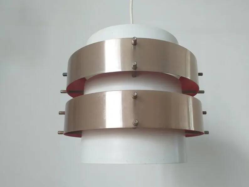 Midcentury Pendant in Style of Jo Hammerborg, Denmark, 1970s