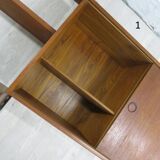 Kai Kristiansen vintage teak shelf modular system for FM Mobler