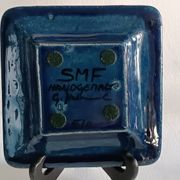 Schramberg stoneware and crystal emptying cup 1970