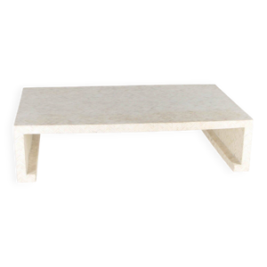 Table de salon en os