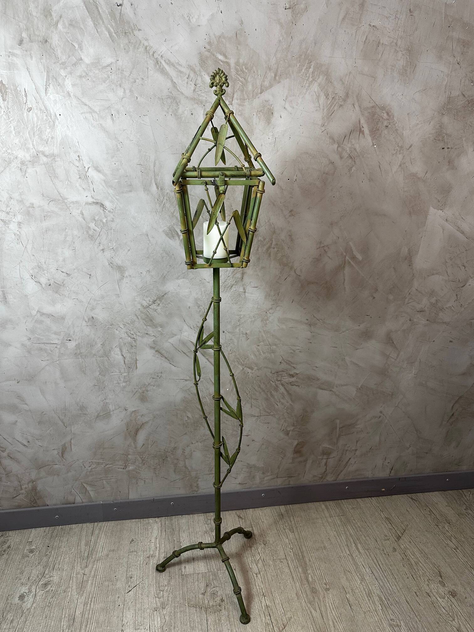Bamboo imitation lantern