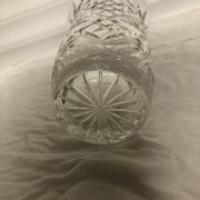 Vintage vase in chiseled crystal