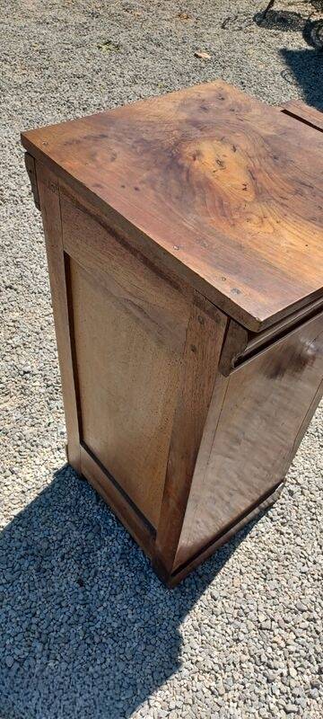 Rare console table / somno in solid walnut (19th century) – charm & raw authenticity
