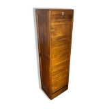 Oak 1950 curtain storage cabinet