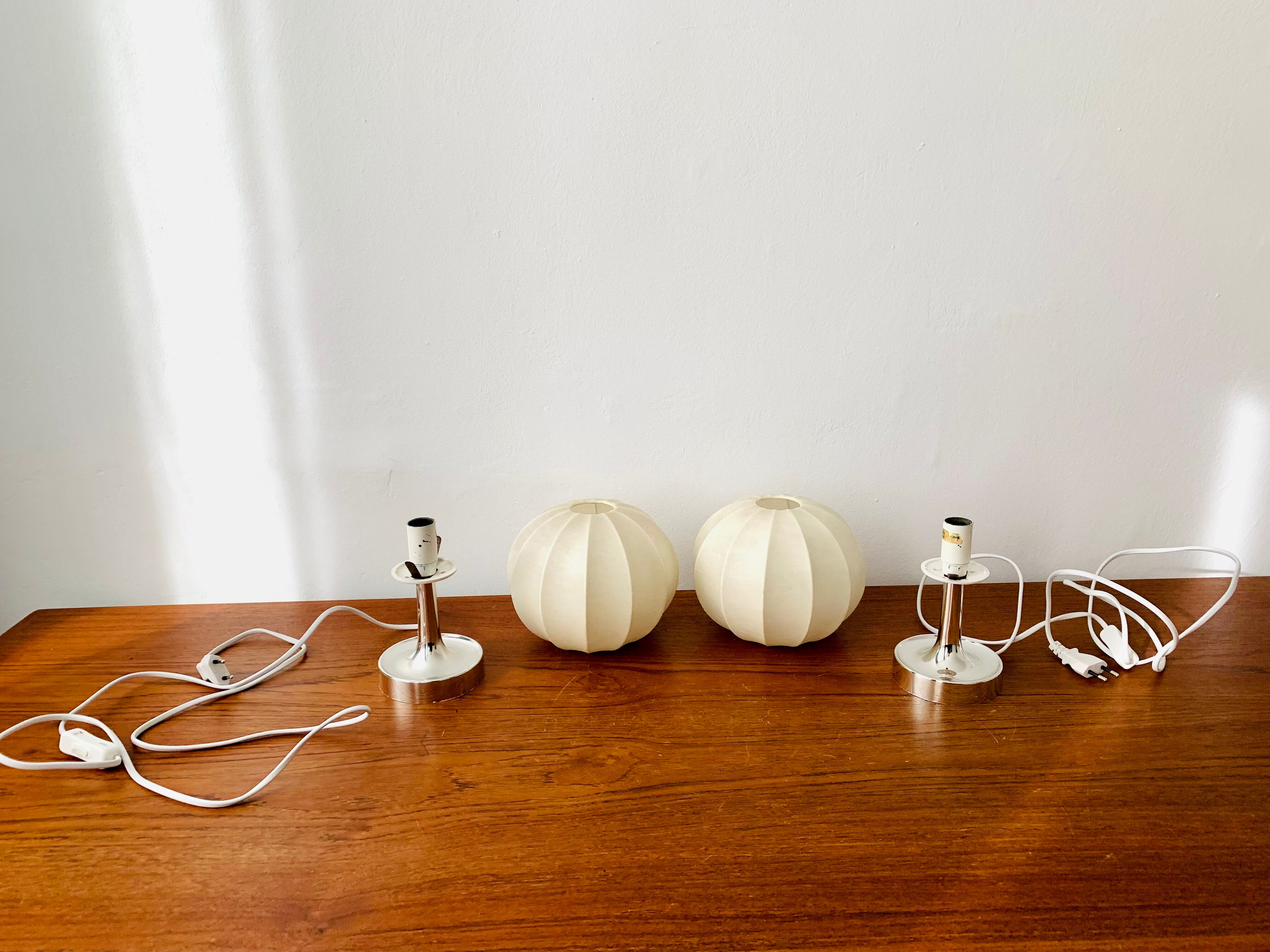 Set of 2 cocoon table lamps