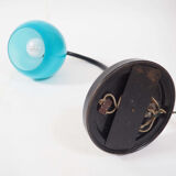 Blue opaline lamp