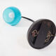 Lampe opaline bleue
