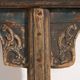 Antique Asian bench in navy blue tones (c.1870) #10
