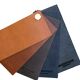 Contemporary sculptural bar stool c. Silvered Aged Steel Backrest and Cognac Leather