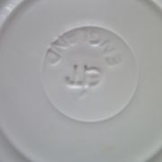 Set of 6 dessert plates in English porcelain