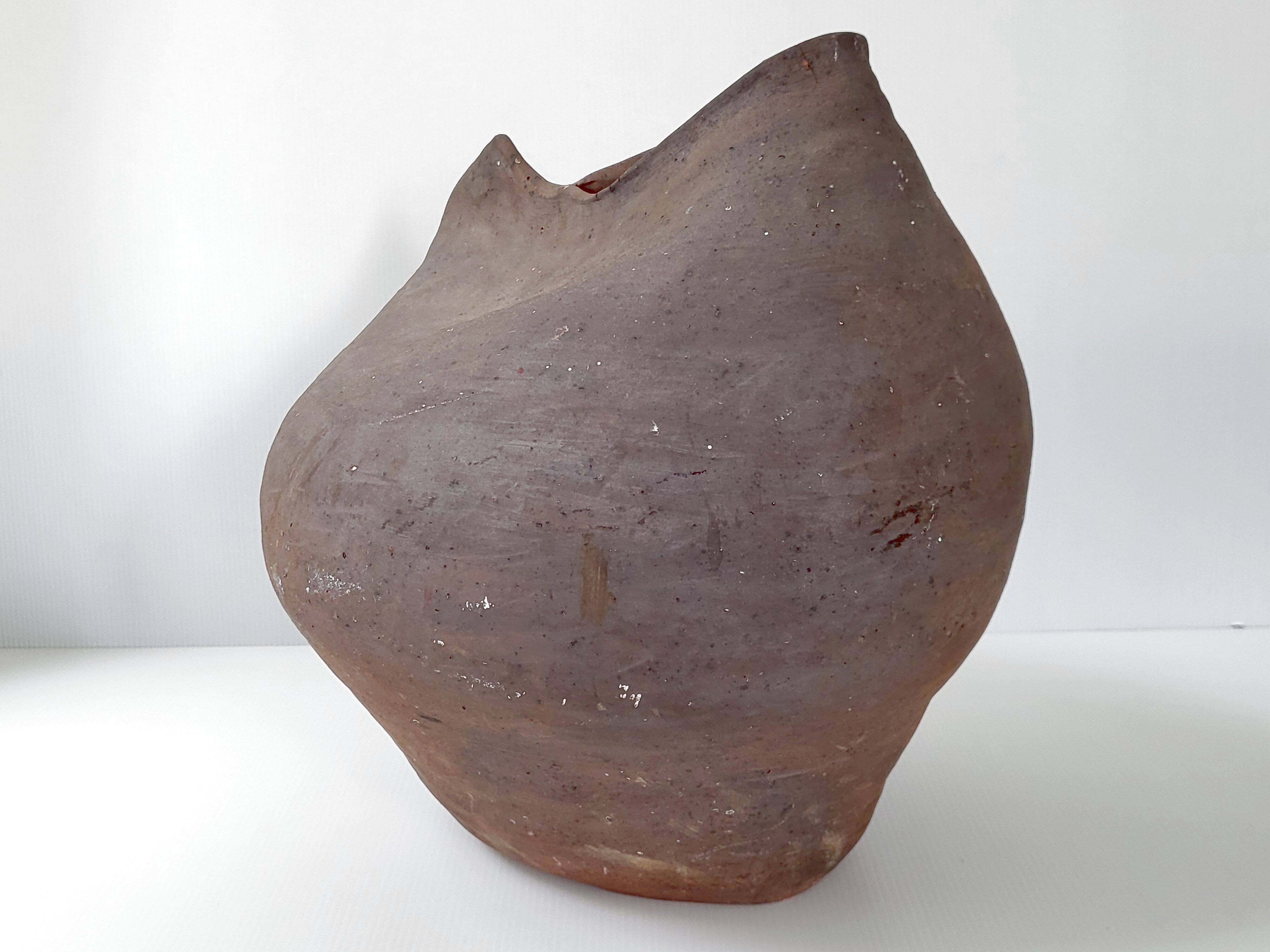 XXL vintage terracotta vase