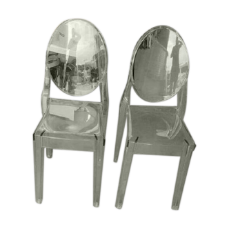 2 Victoria Ghost /starck/Kartel chairs