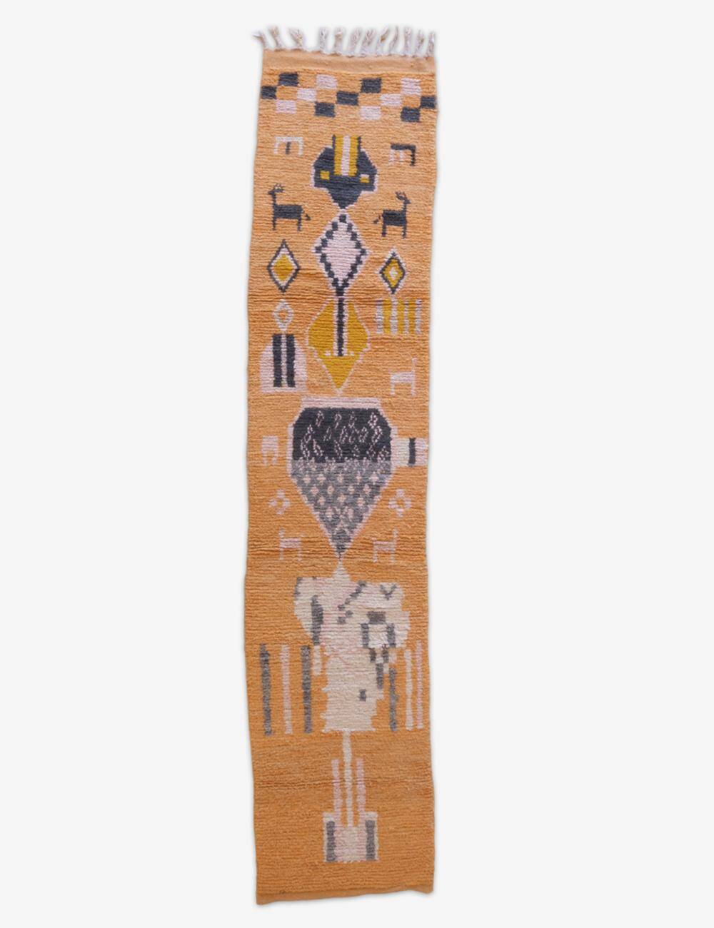 Tapis Berbère de Couloir - 382 x 74 cm